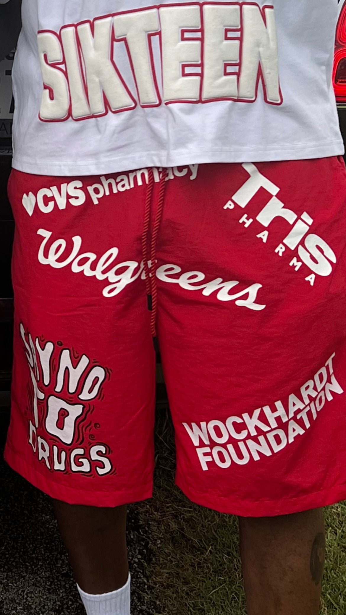Say No To Drugs: Shorts ‘ Comes With A Free Pair Of Socks