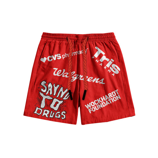 Say No To Drugs: Shorts ‘ Comes With A Free Pair Of Socks