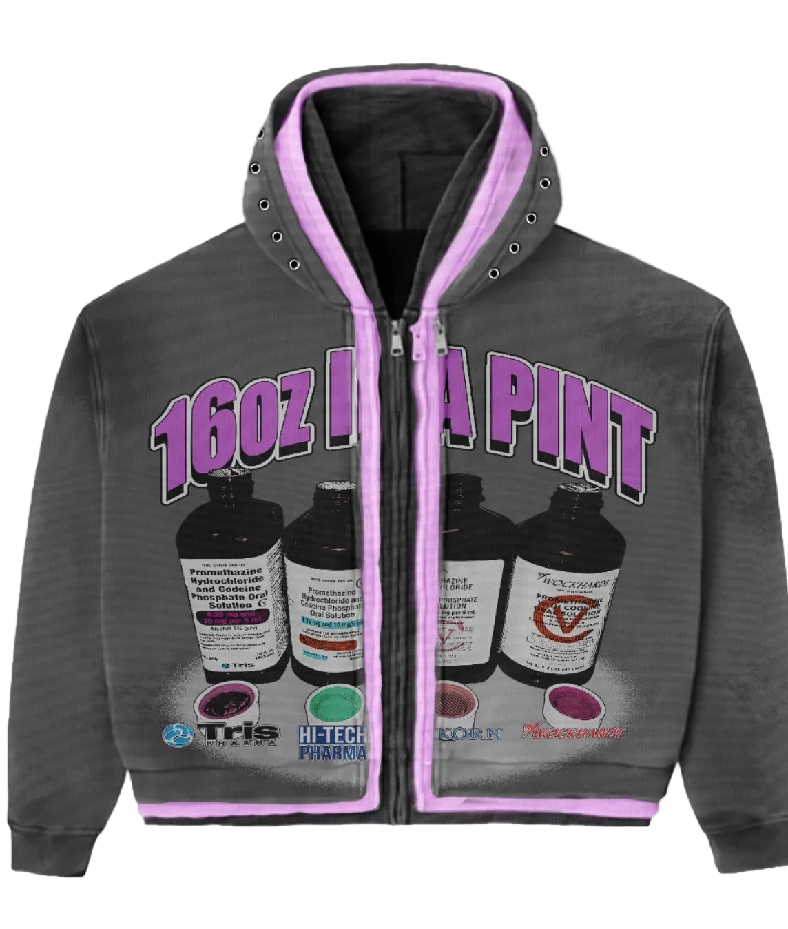 16 In A Pint Triple Hoodie