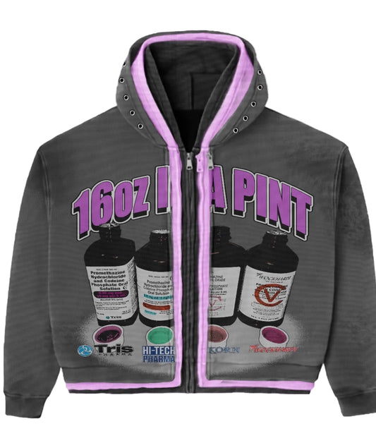 16 In A Pint Triple Hoodie